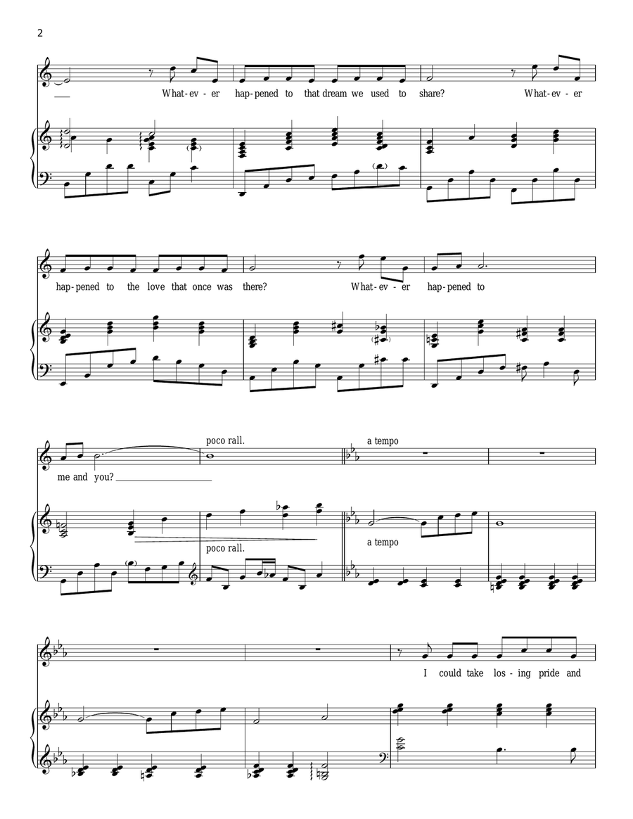 I'm Leaving You Piano, Vocal scores gallery preview page 2