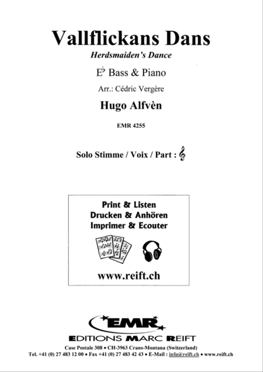 Vallflickans Dans Vallflickans Dans Voice Solo scores gallery preview page 2