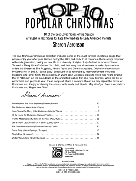 Top 10 Popular Christmas