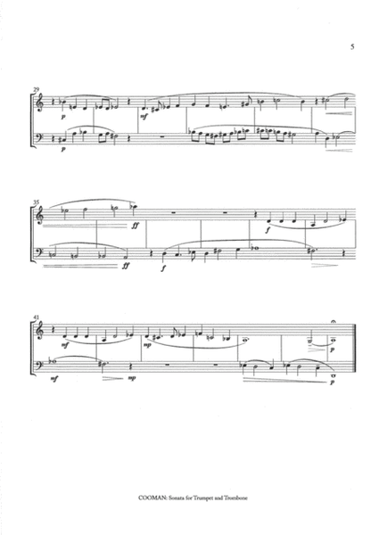Carson Cooman: Sonata for Trumpet (in C) and Trombone