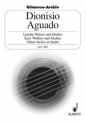 Book cover for Easy Waltzes and Etudes