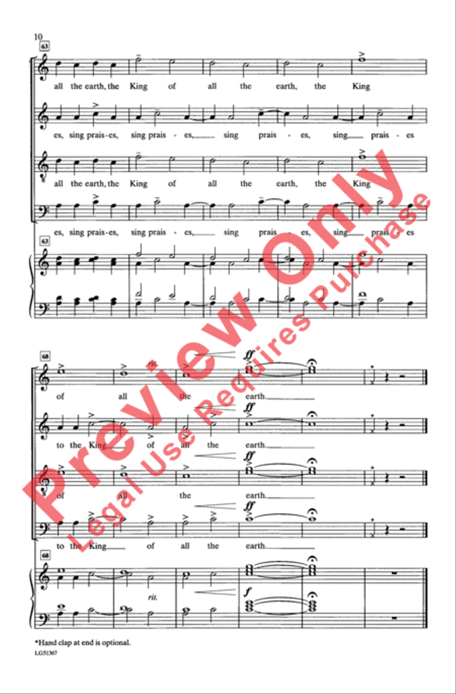 Sing Praises 4-Part scores gallery preview page 9
