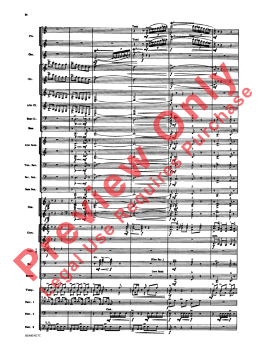 La Fiesta Mexicana Concert Band scores gallery preview page 27
