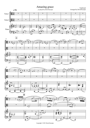 Amazing grace TRIO (Piano & 2 Violas)