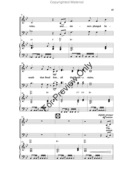 Redeeming Love (Has Been My Theme) - Choral Book image number null
