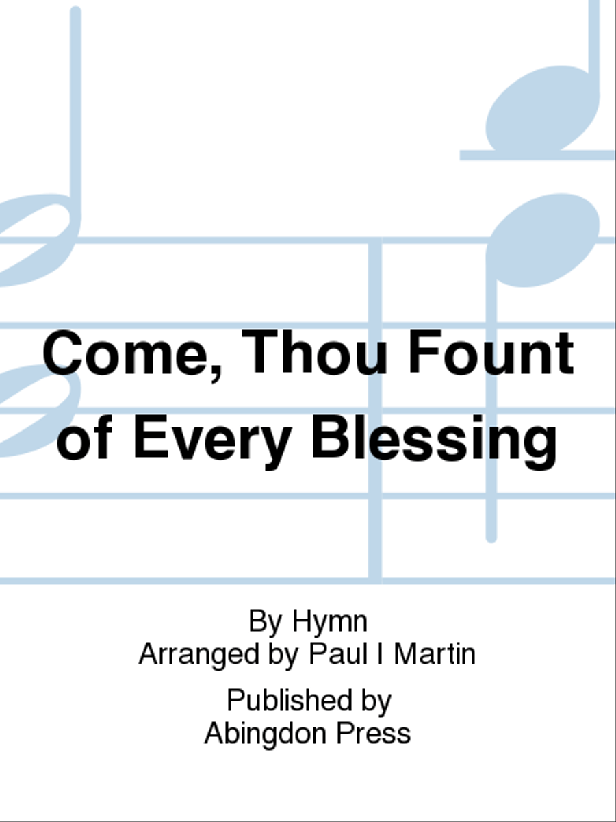 Come, Thou Fount of Every Blessing Choir scores gallery preview page 1