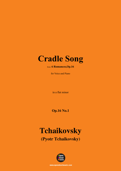 Tchaikovsky-Cradle Song,in a flat minor,Op.16 No.1