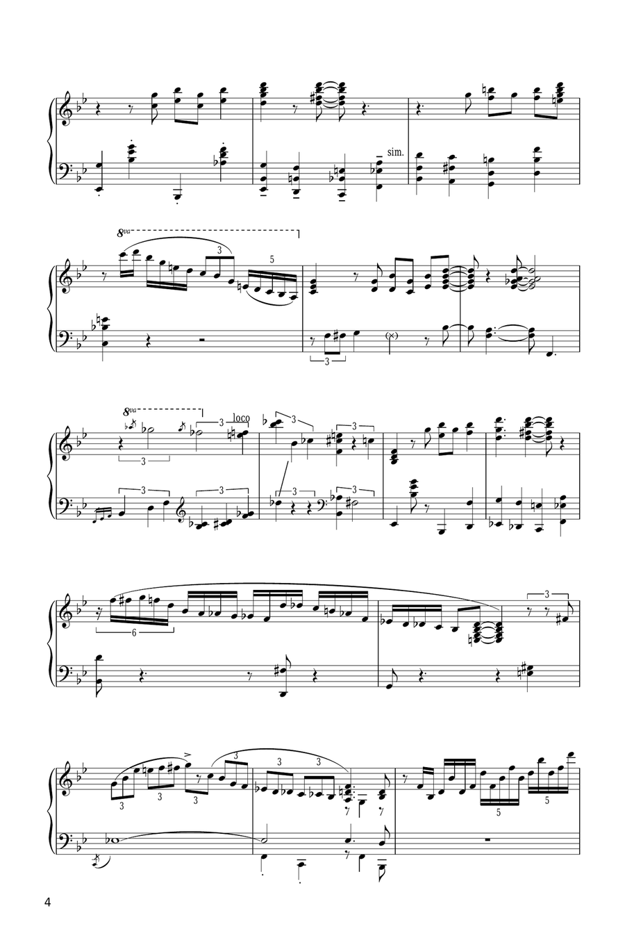 Moonglow Moonglow Piano Solo scores gallery preview page 4