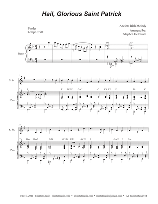 Hail, Glorious Saint Patrick (Soprano Saxophone and Piano)