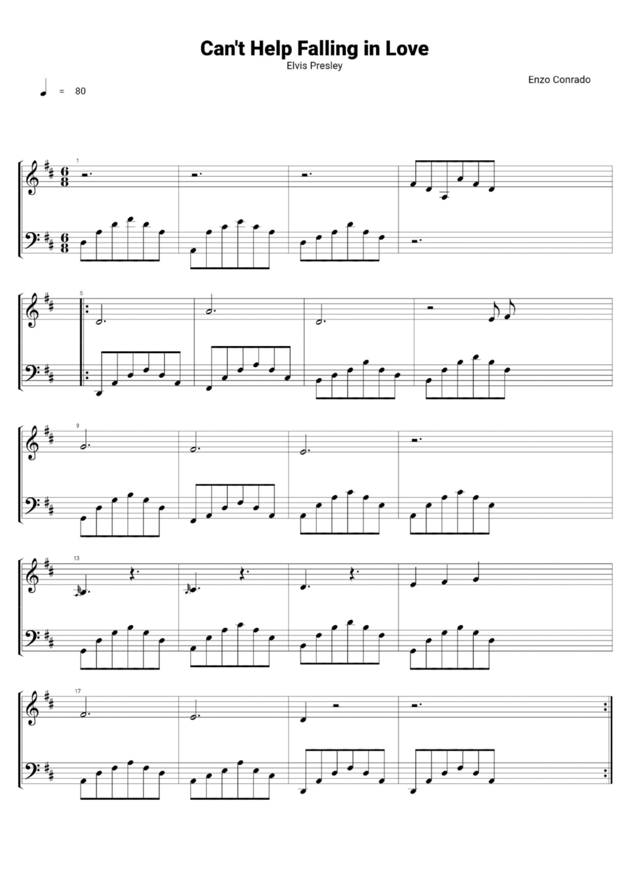 I Can Help You Fall In Love Part scores gallery preview page 1