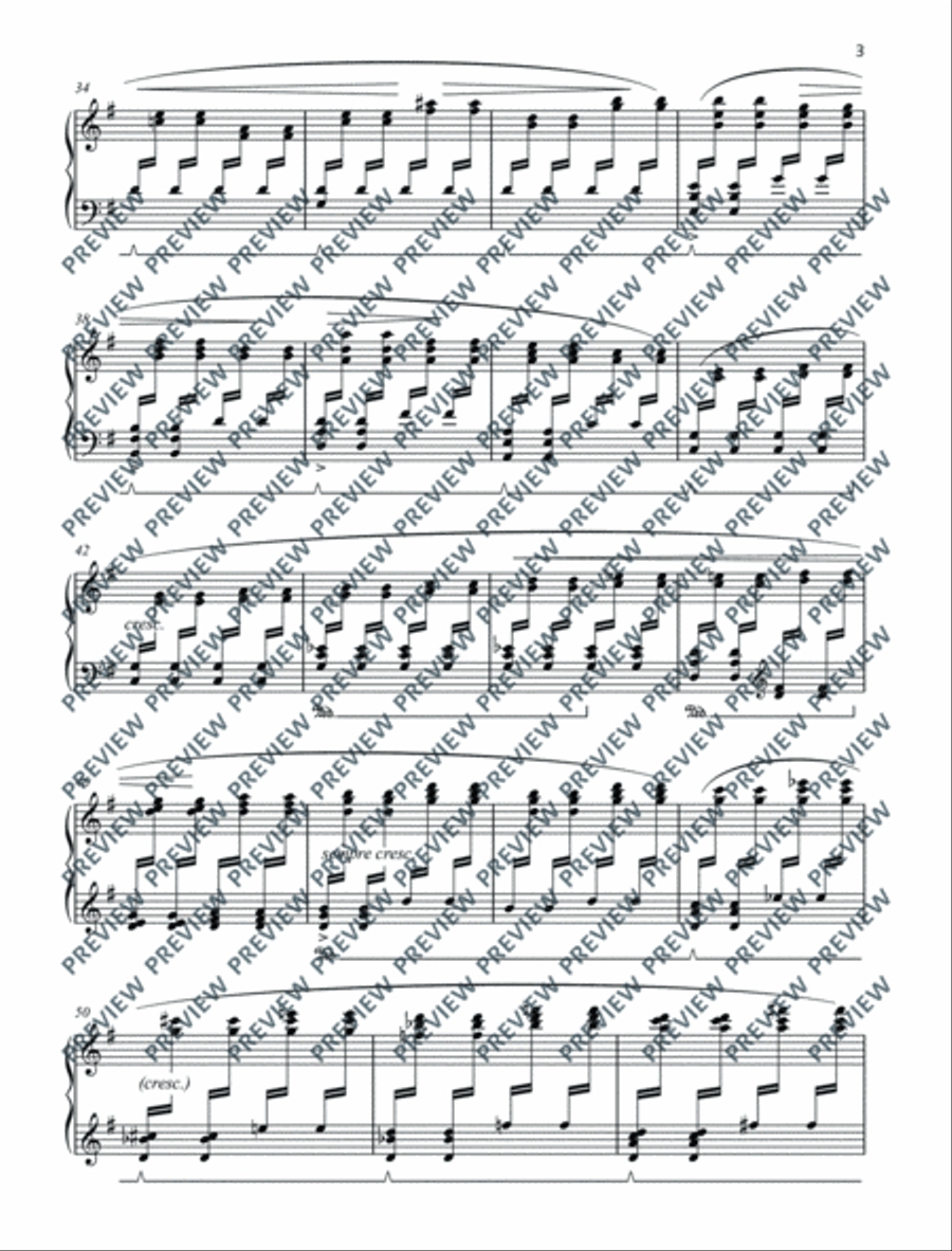 Papillon Piano Solo scores gallery preview page 6
