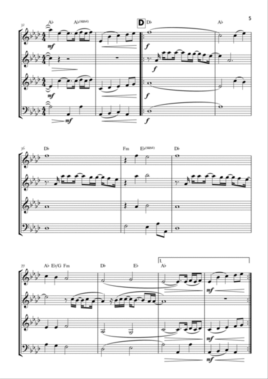 Goodness Of God Goodness Of God Woodwind Quartet scores gallery preview page 5