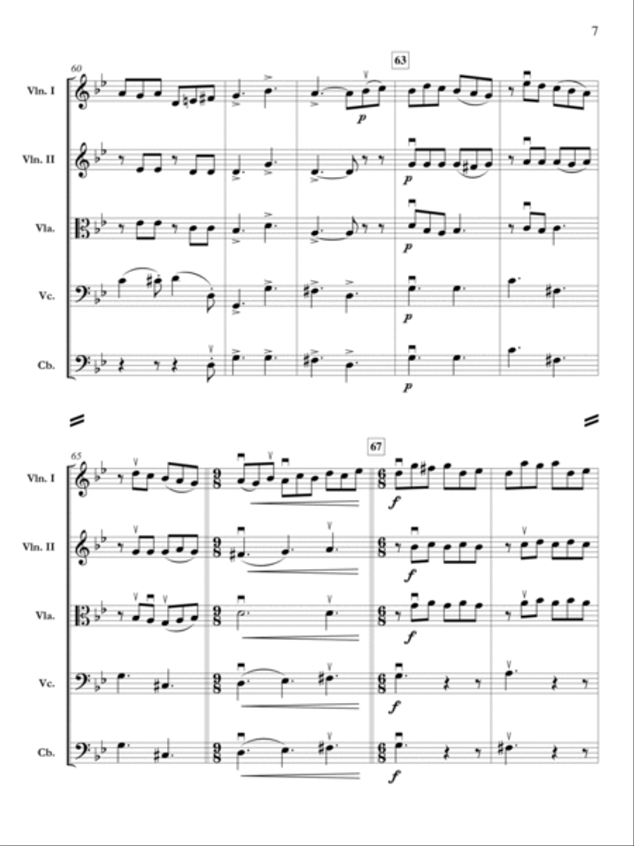 On the King's Errand Orchestra scores gallery preview page 8