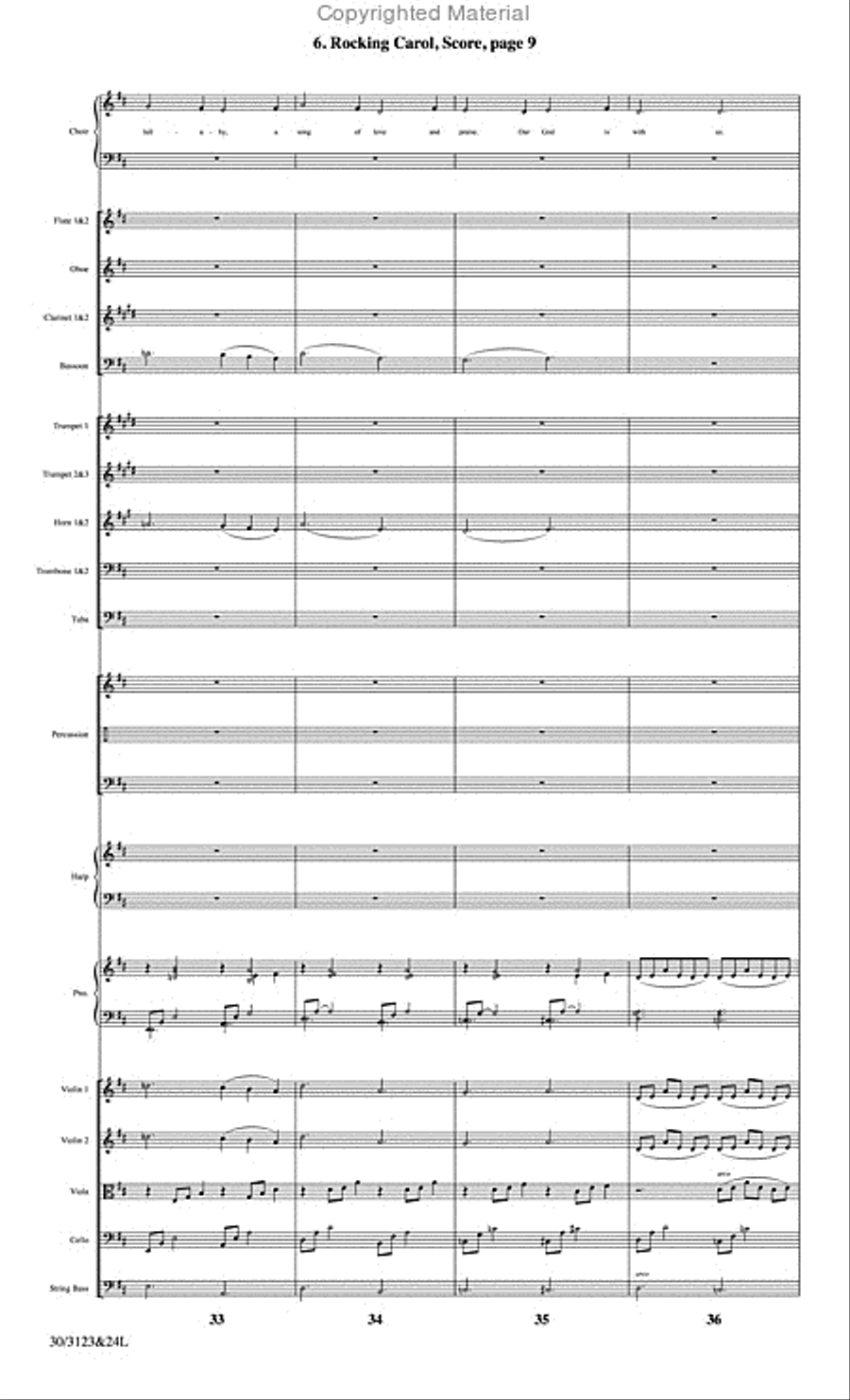 The Christmas Story - Set of Parts Choir scores gallery preview page 55