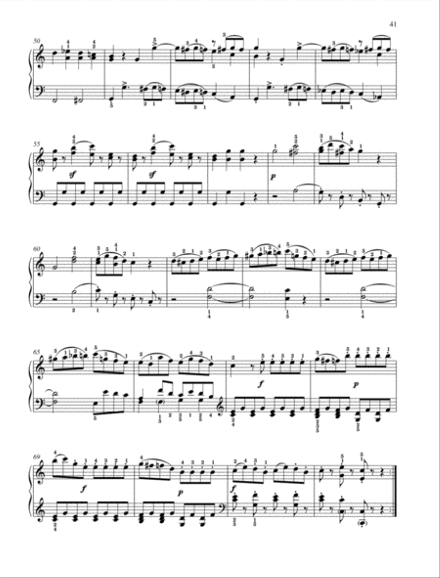 Sonatina C Major Piano Solo scores gallery preview page 3