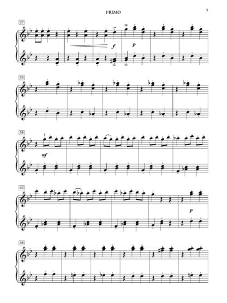 Halloween Classics for Two Piano Method scores gallery preview page 7