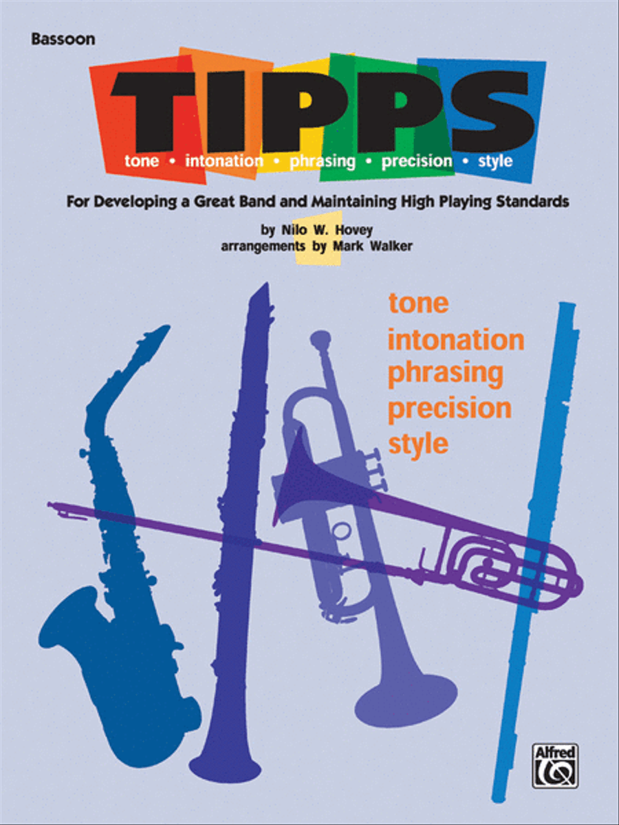 T-I-P-P-S for Bands -- Tone * Intonation * Phrasing * Precision * Style Concert Band Methods scores gallery preview page 1