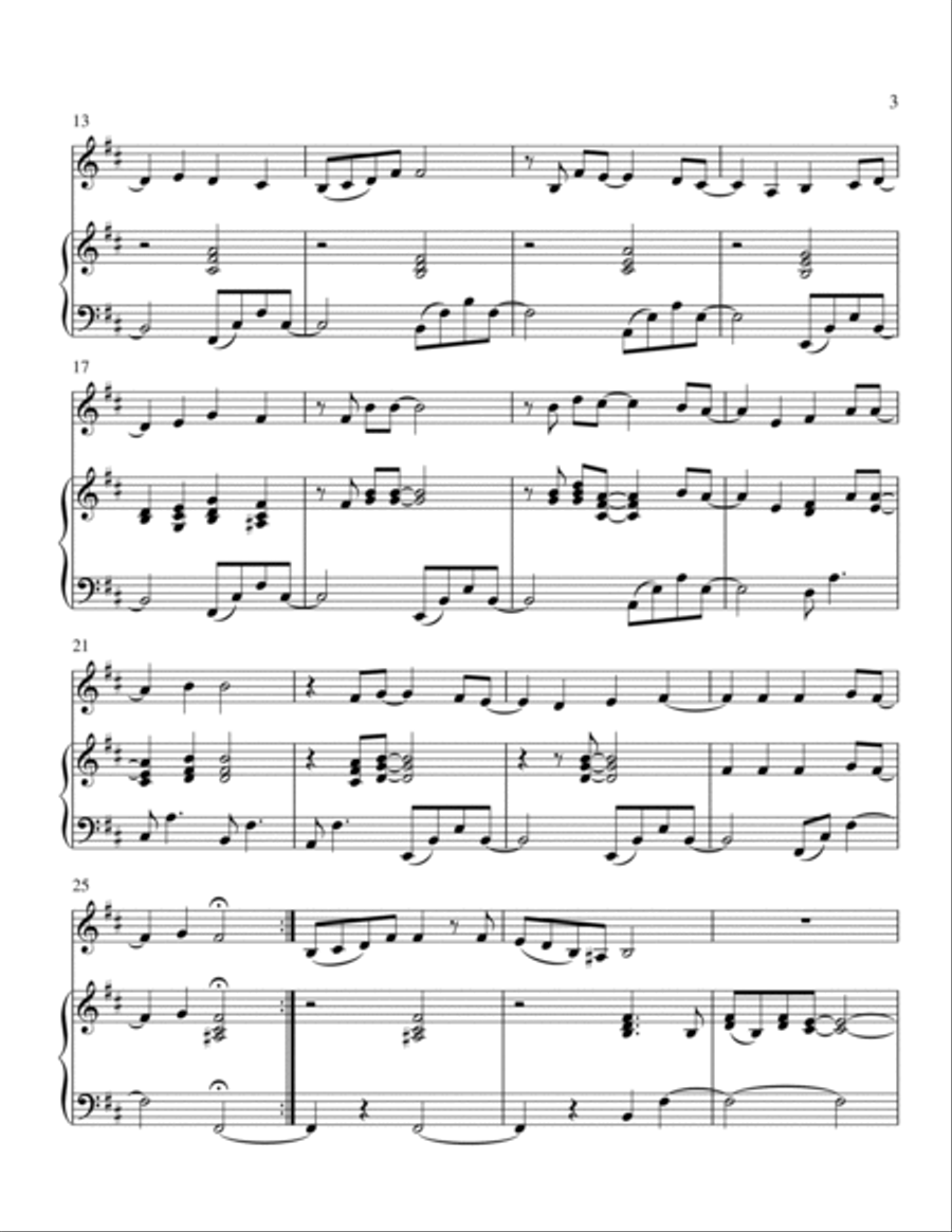 Mary, Did You Know? Small Ensemble scores gallery preview page 3