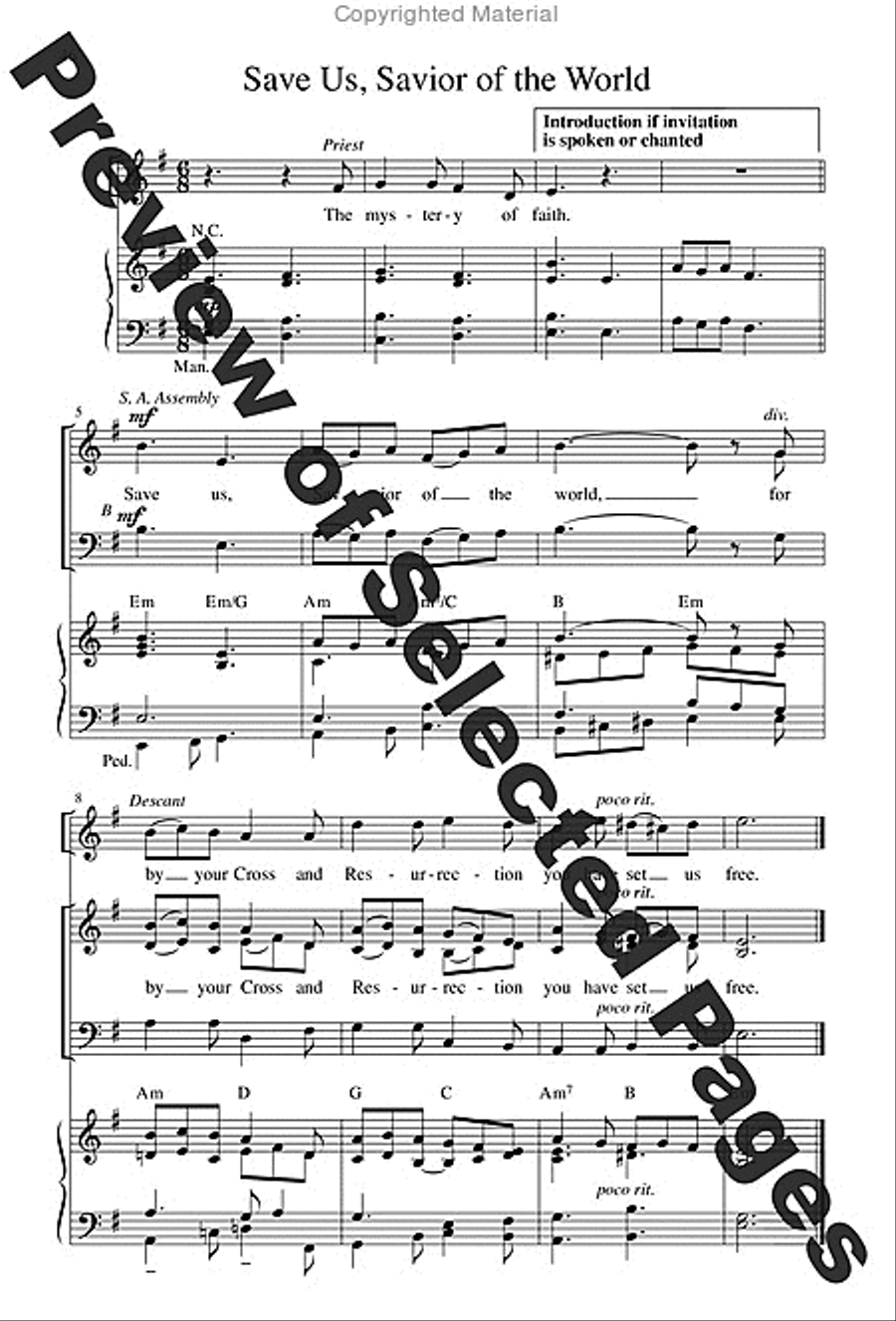 Mass of the Angels and Saints - Choral / Accompaniment Edition 3-Part scores gallery preview page 25