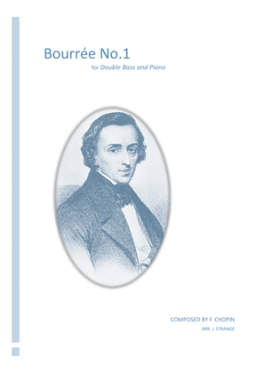 Book cover for Bourrée No 1 for Double Bass
