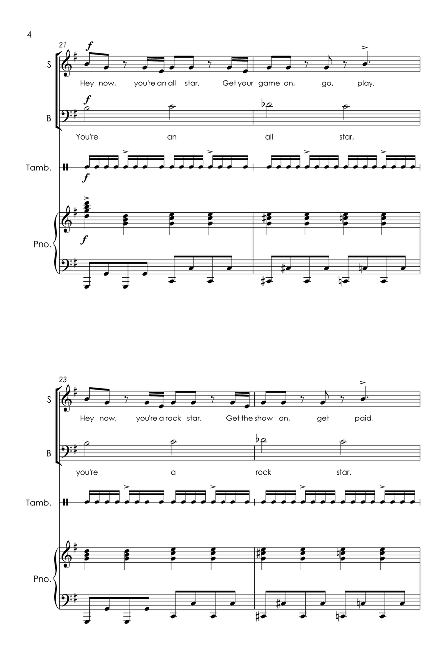 All Star All Star 2-Part scores gallery preview page 6