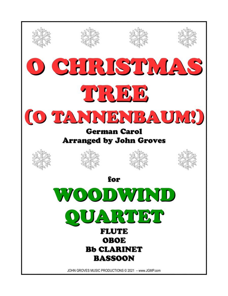 O Christmas Tree (O Tannenbaum!) - Woodwind Quartet image number null