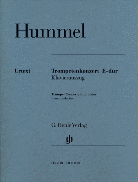 Hummel - Concerto E Original Key And E Flat Tpt/Pno