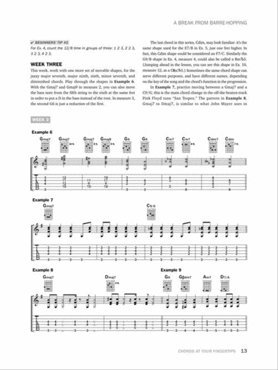 Chords at Your Fingertips Acoustic Guitar scores gallery preview page 8