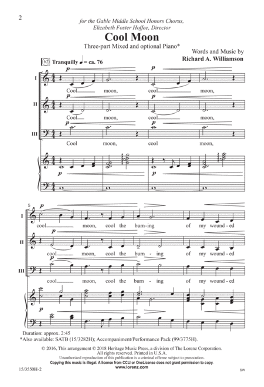 Cool Moon Cool Moon 3-Part scores gallery preview page 2