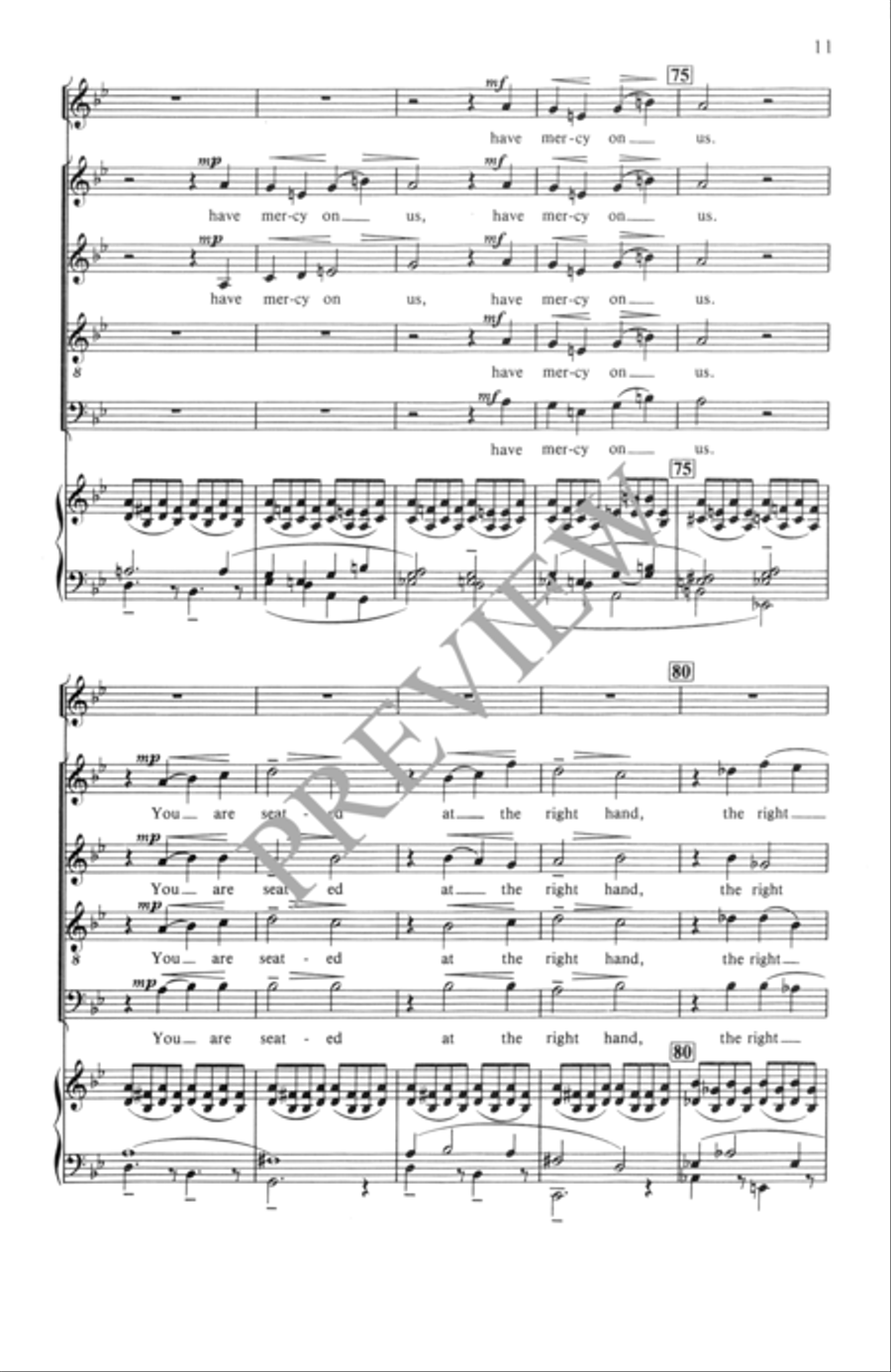 Festival Gloria Festival Gloria 4-Part scores gallery preview page 12