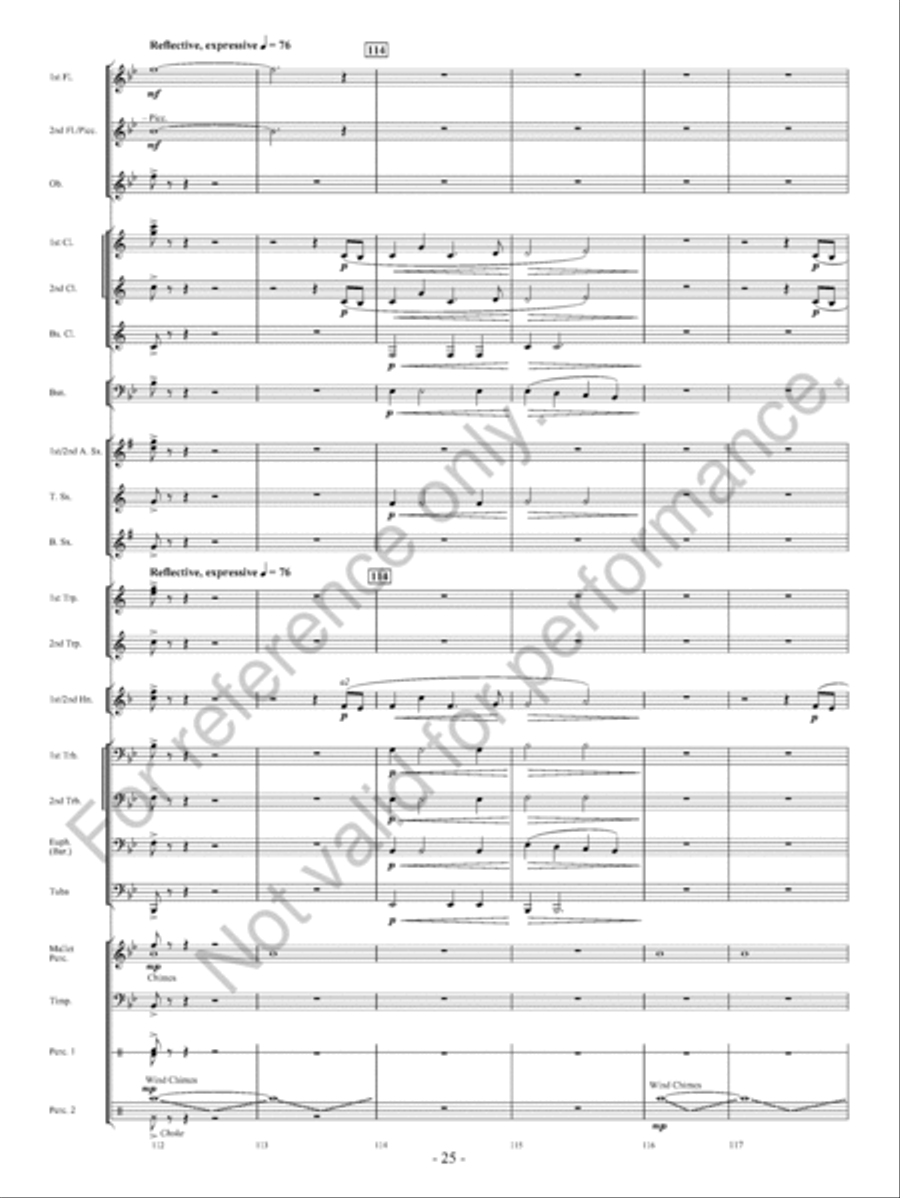Of Heroes And Demons Concert Band scores gallery preview page 26