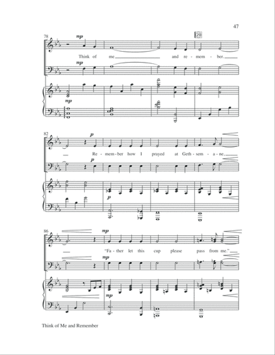 The Seven Last Days The Seven Last Days 4-Part scores gallery preview page 51