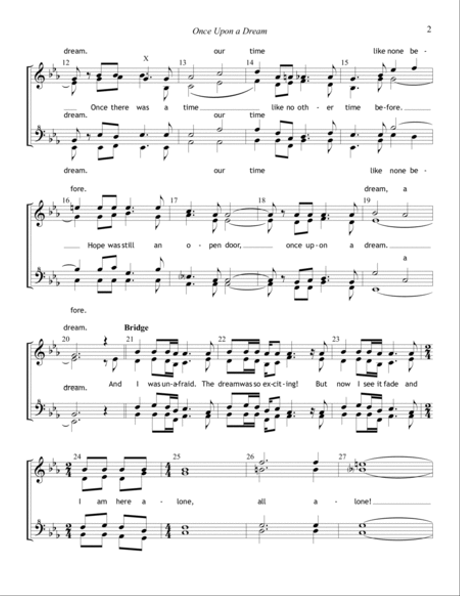 Once Upon A Dream Once Upon A Dream SSAA scores gallery preview page 2