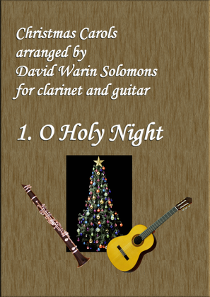 Book cover for Christmas Carols for clarinet and guitar No 1 O Holy Night