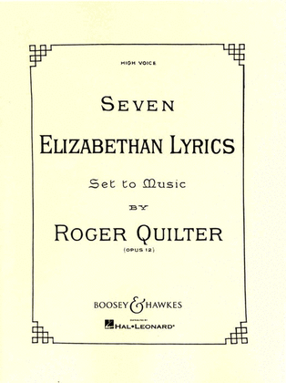 Book cover for Seven Elizabethan Lyrics, Op. 12