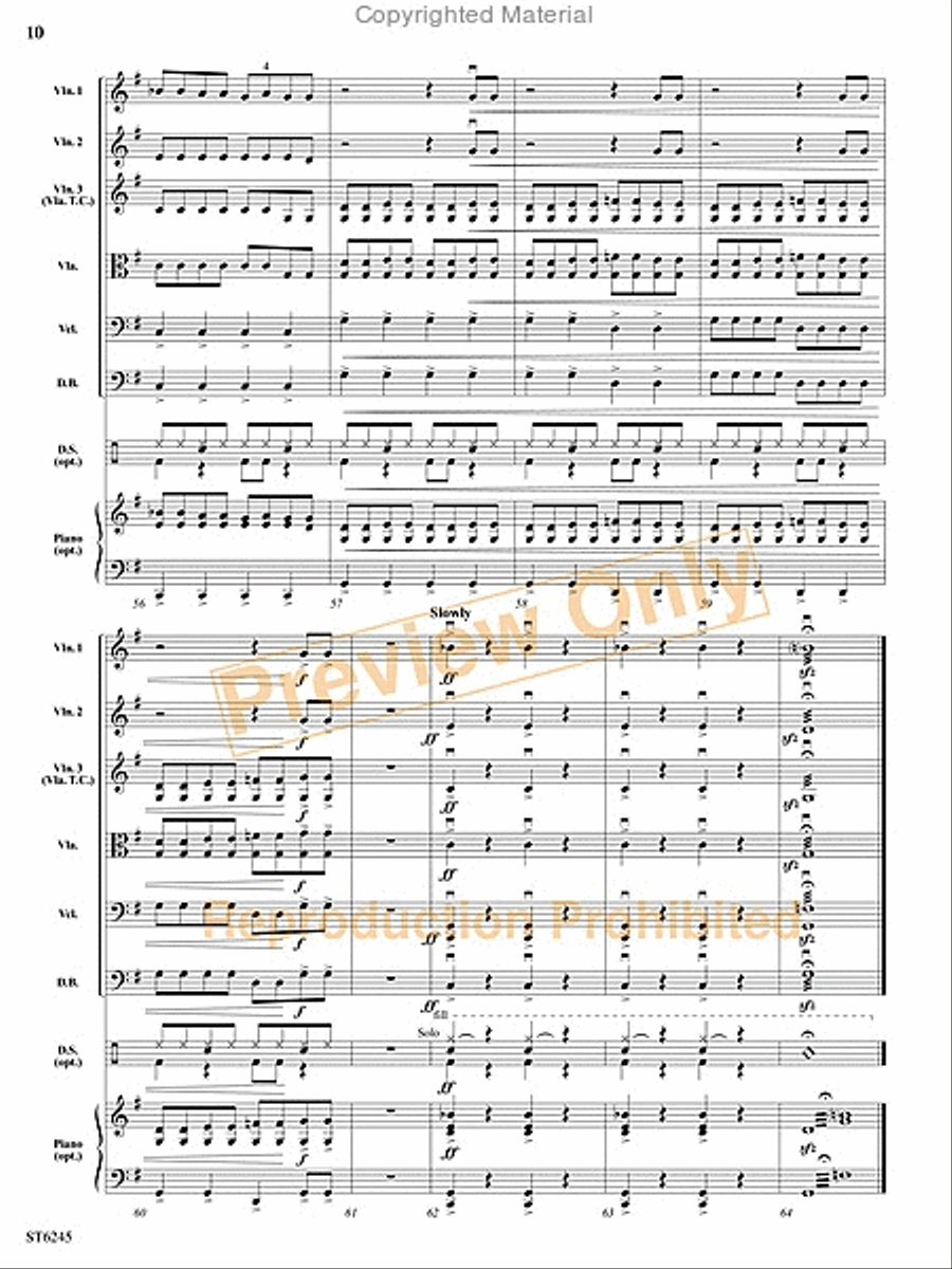 Rocket Out! String Orchestra scores gallery preview page 9