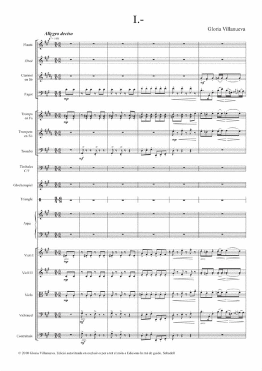 Rapsòdia simfònica Full Orchestra scores gallery preview page 5