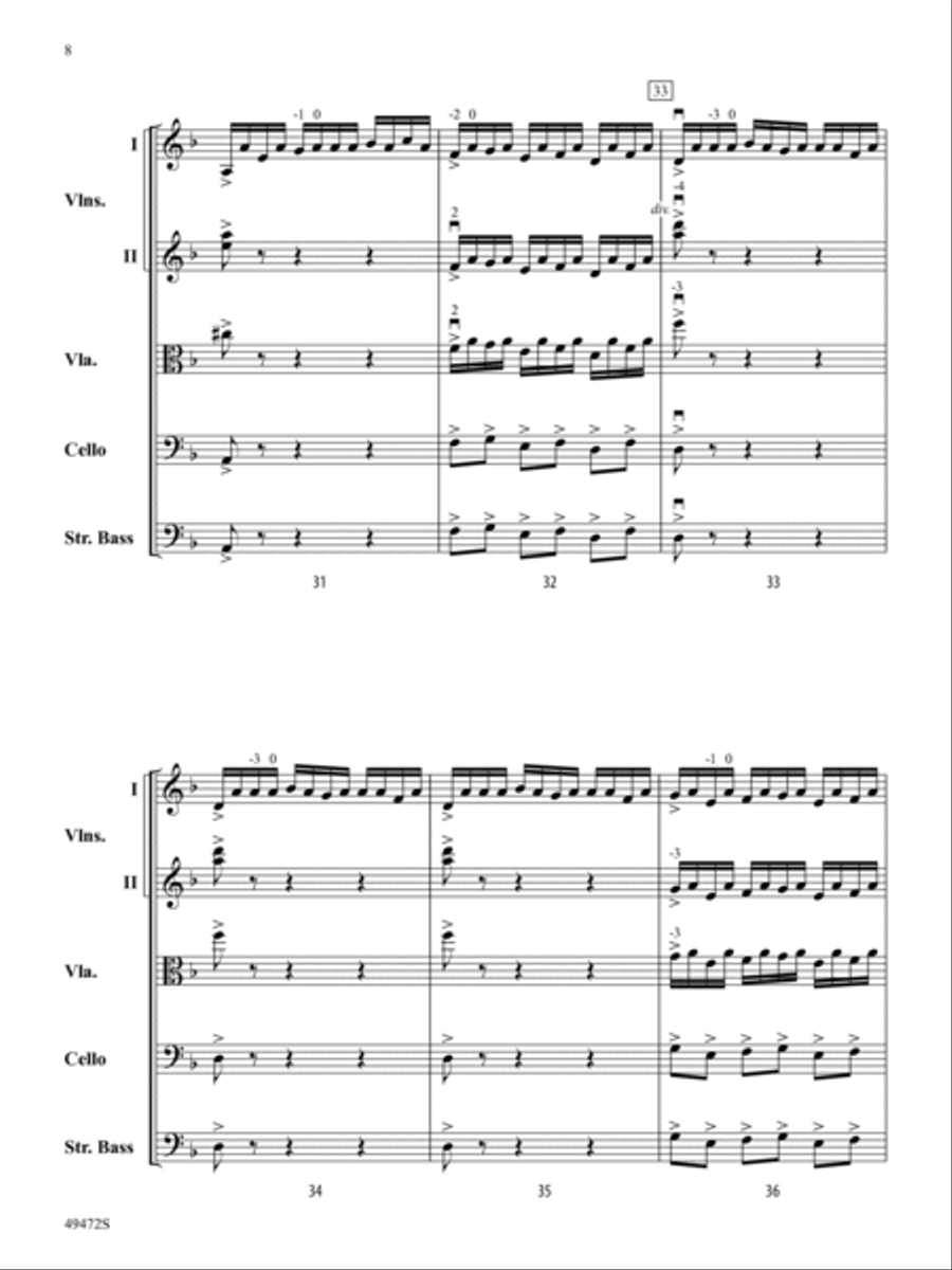 Fantasía Española String Orchestra scores gallery preview page 9