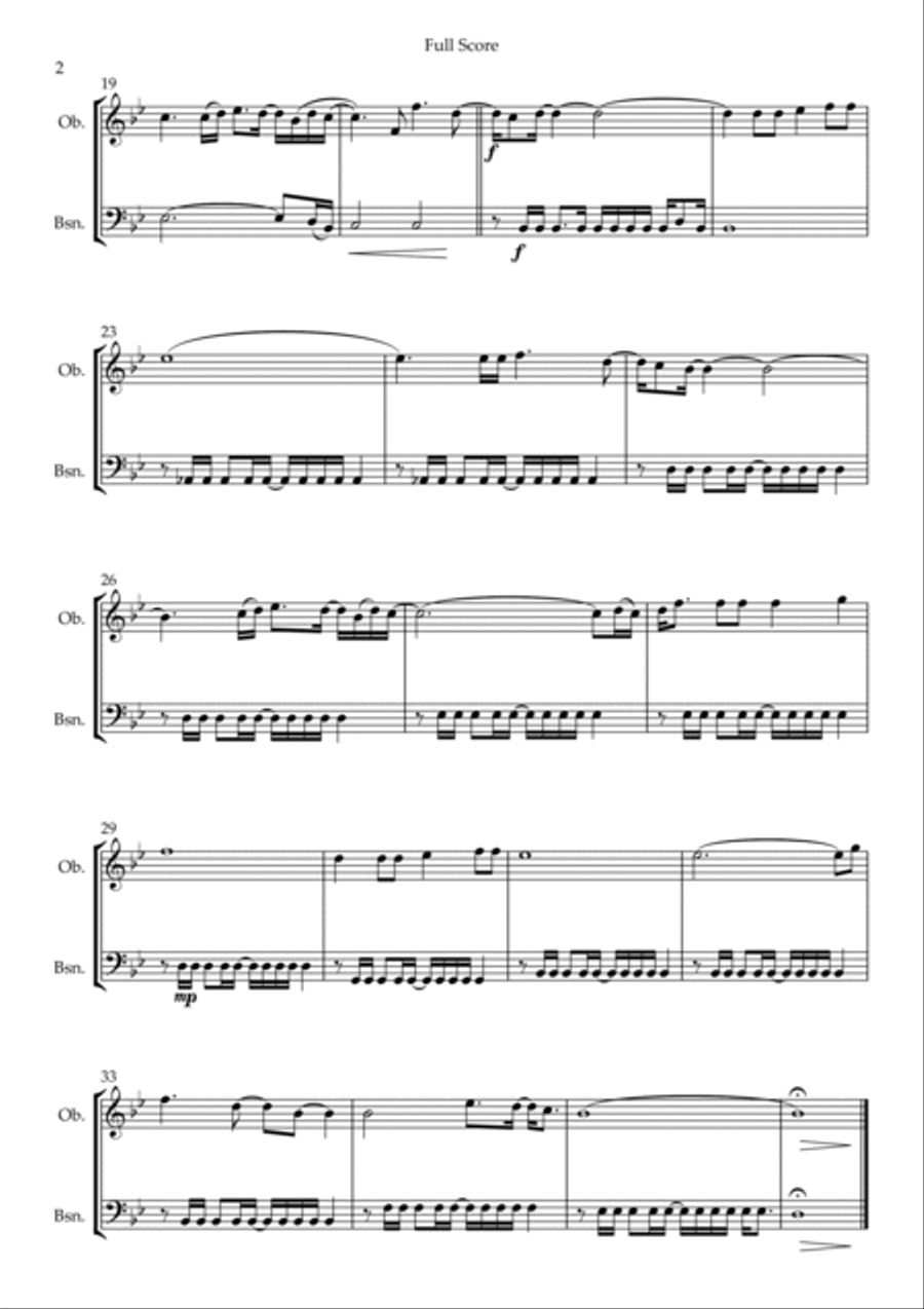 Circle Of Life Woodwind Duet scores gallery preview page 2