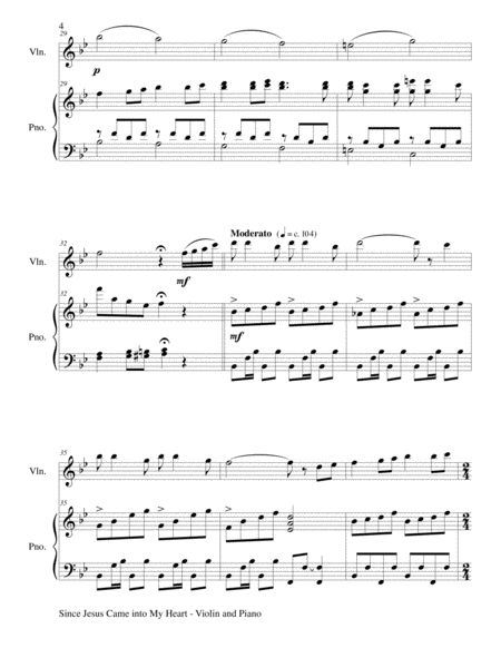 GOSPEL HYMN SUITE (For Violin & Piano with Score & Violin Part) image number null
