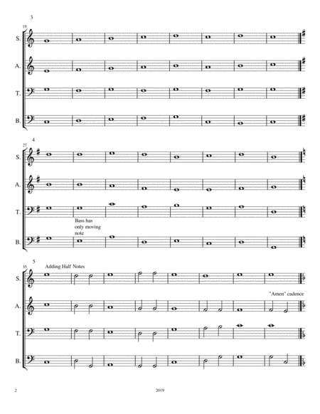 Sight Singing 4-Part SATB Chorale Practice