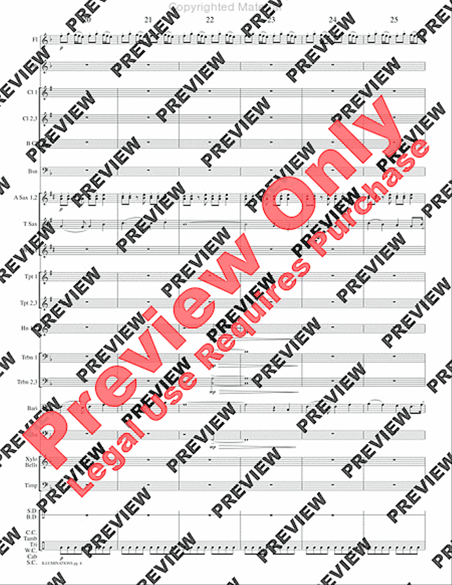Illuminations Concert Band scores gallery preview page 7
