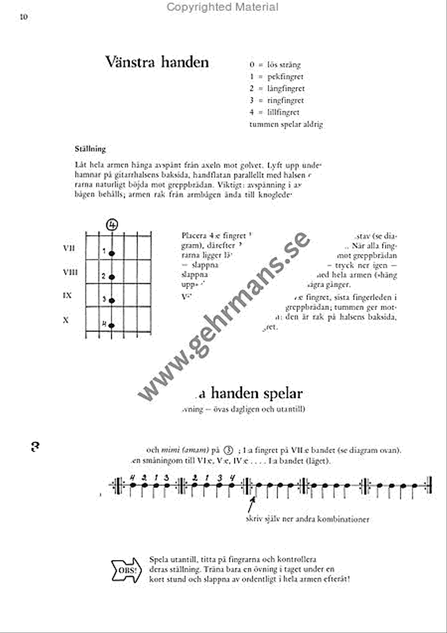 Lar dig spela gitarr 1 Lar dig spela gitarr 1 Guitar scores gallery preview page 7