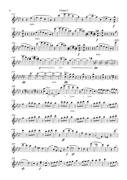 Ludwig van Beethoven - Egmont "Overture" - For String Quartet (Parts) image number null