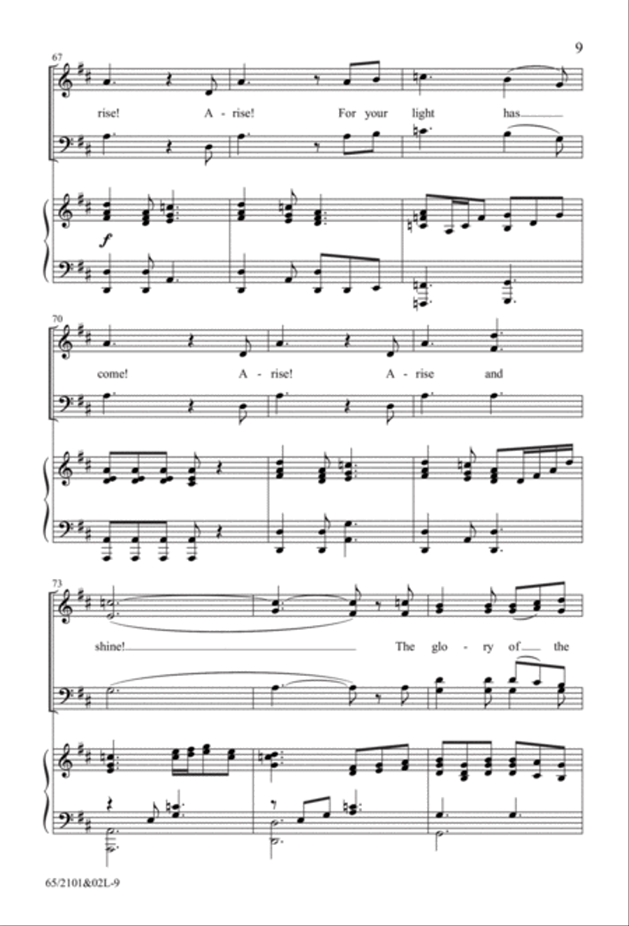 Everlasting Light - SATB with Performance CD 4-Part scores gallery preview page 10