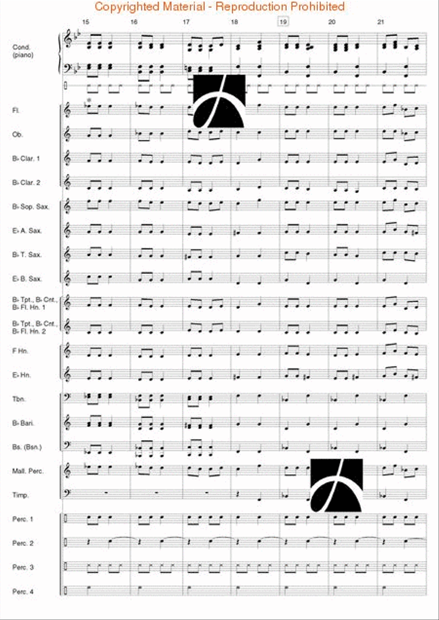 Band Time Christmas Concert Band scores gallery preview page 48