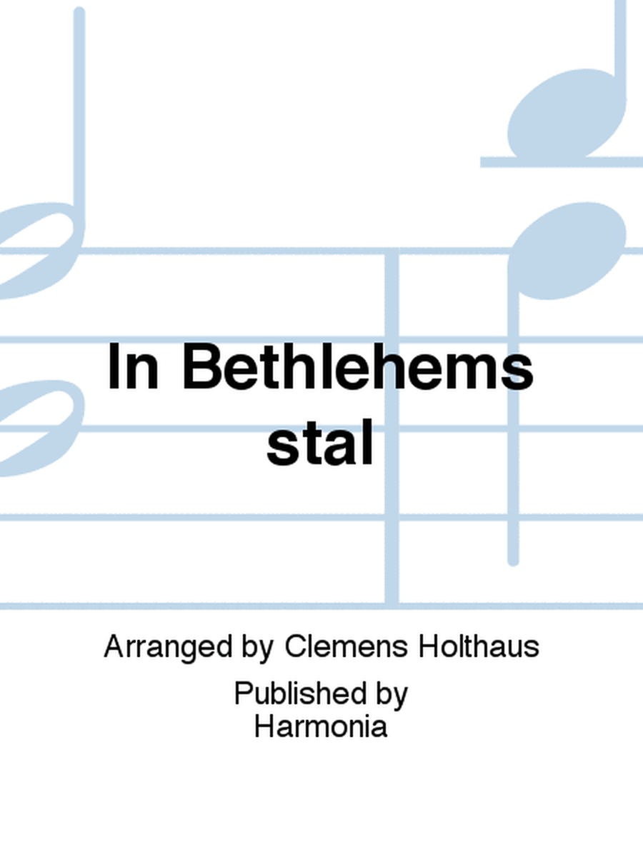 In Bethlehems stal