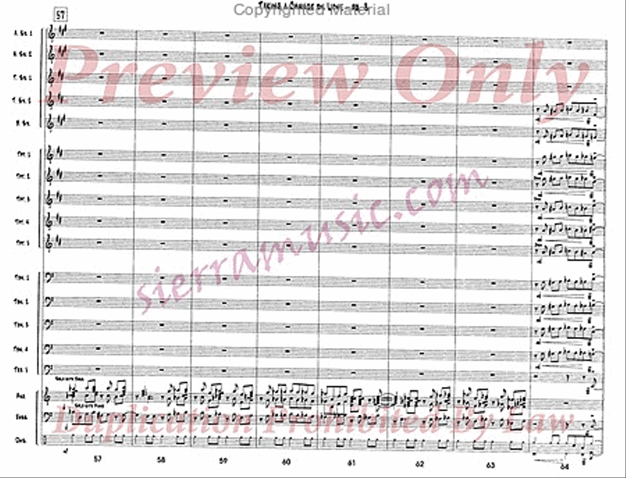 Taking A Chance On Love Jazz Ensemble scores gallery preview page 9