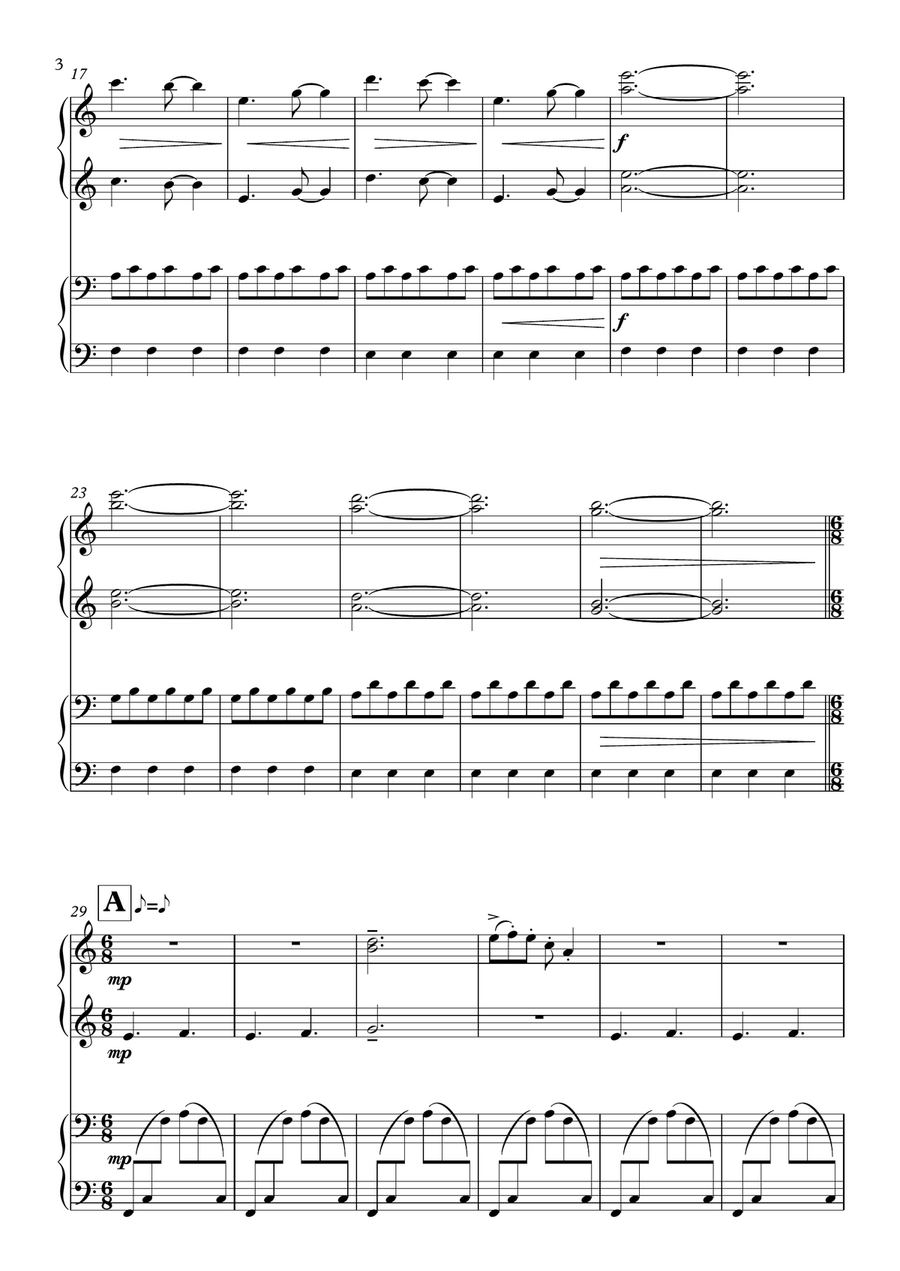 Downton Abbey (theme) Piano scores gallery preview page 4