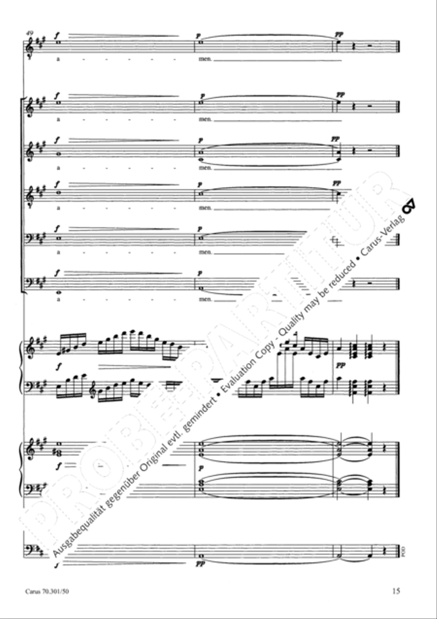 Tantum ergo in A major Choir scores gallery preview page 16
